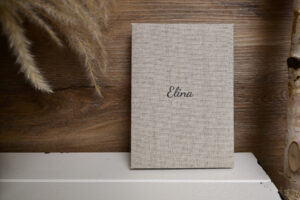 Hardcover Leporello leinen 8 Bilder cover haptik leinen
