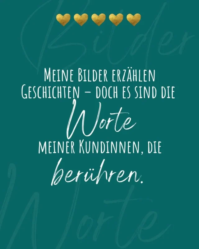 📸 Meine Bilder erzählen Geschichten – doch es sind die Worte meiner Kundinnen, die berühren.💛

Jedes Shooting ist für mich mehr als nur ein Termin.
Es ist ein Miteinander. Ein Stück Vertrauen, das mir geschenkt wird.
Und wenn ich dann lese, was meine KundInnen fühlen, wenn sie ihre Bilder sehen, spüre ich jedes Mal: Genau deshalb liebe ich meinen Beruf so sehr.💛📷

🤍 Ob zarte Neuanfänge mit einem Neugeborenen, wilde Familienmomente, Vorfreude während der Schwangerschaft oder dieser eine große Hochzeitstag – eure Rückmeldungen zeigen, wie viel mehr ein Bild sein kann. Es kann erinnern. Berühren. Halt geben, erinnern und für immer bleiben.

✨ Heute lasse ich deshalb euch sprechen. Danke für jedes ehrliche Wort, für euer Vertrauen und für all die Emotionen, die ich für euch festhalten durfte.

💌 Und jetzt meine Frage an dich:
Welcher Moment in deinem Leben verdient es, für immer festgehalten zu werden?
Wann planen wir dein ganz persönliches Shooting-Erlebnis?

Schreib mir eine DM, per WhatsApp oder per Mail – ich freue mich auf dich, auf euch und eure Lebensmomente!

Sibylle von forever in love Fotografie 

📍 Fotoatelier Chemnitz 
📷 Termine mach Vereinbarung

#foreverinlovefotografie #Familienshooting #Babyshooting #schwangerschaftsshooting #babybauchfotos #babybauchshooting #Neugeborenenshooting #fotostudio #fotostudiochemnitz #chemnitzfotograf #Hochzeitsfotografie