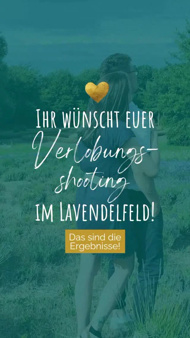 Ein Verlobungsshooting wie aus dem Bilderbuch... 💜✨
Mitten im blühenden Lavendelfeld hat sich mein zukünftiges Brautpaar ihren Wunsch erfüllt – ein Ort voller Magie, Leichtigkeit und Liebe.
Zwischen zartem Duft, goldenem Licht und ganz viel Gefühl sind diese unvergesslichen Bilder entstanden.

💍 Warum ein Verlobungsshooting?
– Ihr gewöhnt euch entspannt an die Kamera
– Ihr sammelt gemeinsame Erinnerungen vor der Hochzeit
– Ihr habt traumhafte Bilder für Save-the-Date-Karten & Einladung
Und: Es ist eure kleine Auszeit inmitten der Hochzeitsplanung 🌿

💌 Du träumst auch von einem Shooting voller Gefühl, Natur & Nähe?
Dann schreibe mir direkt eine Nachricht oder kommentiere LAVENDEL für Infos & freie Termine für 2025 & 2026!

Herzlich,
Sibylle von forever in love Fotografie
♡♡♡

📍 Chemnitz | Verlobungsshooting · Hochzeitsreportage · Lovestorys

#verlobungsshooting #lavendelfeld #coupleshoot #hochzeitsfotografie #authentischeliebe #natürlichefotografie #foreverinlovefotografie #chemnitzfotograf #heirateninsachsen #hochzeitinspiration #lovestoryshooting