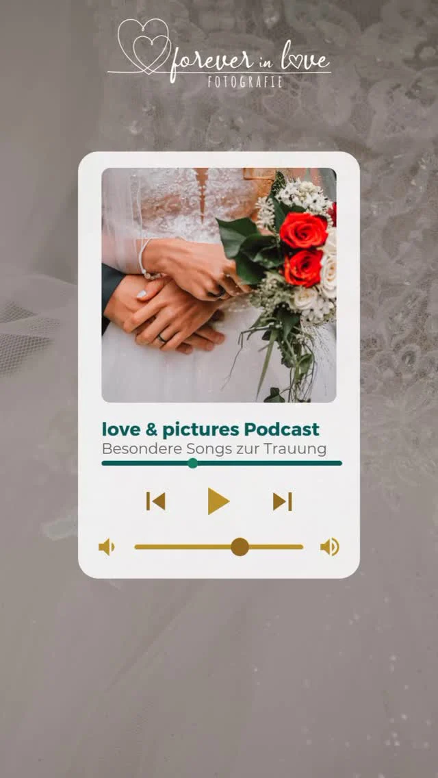🎶 Unvergessliche Songs für die Trauung – Gänsehaut garantiert!
Schon mal „Sonne“ von Rammstein als Pianoversion bei einer Hochzeit gehört?🔥
So unerwartet. So emotional. So einzigartig.

In meiner aktuellen Podcastfolge spreche ich über besondere Songs, die unter die Haut gehen – weit weg vom Standard, dafür mit echter Bedeutung.

✨ Ob Rock, Klassik oder ein ganz persönlicher Lieblingssong – Musik schreibt eure Geschichte.

💌 Jetzt in der aktuellen Podcastfolge reinhören:
Link in Bio.

💬 Was war der emotionalste Song, den du bei einer Trauung gehört hast? Erzähl’s mir in den Kommentaren!⬇️

→ Folge für mehr echte Momente, kreative Ideen & Hochzeitsinspiration mit Gefühl.

Herzliche Grüße,
Sibylle von 
forever in love Fotografie 

#trauung  #hochzeitsplanung #hochzeitsinspiration #trauungslieder #hochzeitssongs #besonderehochzeit #verlobt #trauungmitgefuehl #foreverinlovefotografie #chemnitzfotograf #hochzeitsfotografsachsen #hochzeitmitstil #authentischehochzeit