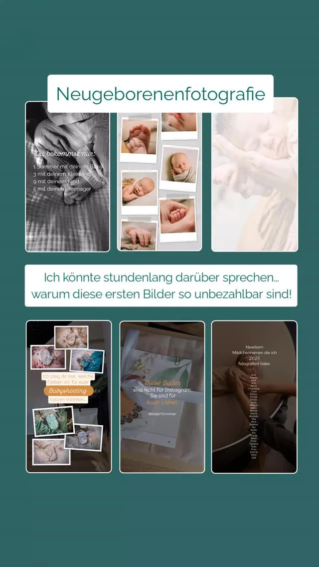 Ich könnte wirklich stundenlang darüber sprechen…
weil man es einfach nicht in Worte fassen kann, wie wertvoll diese ersten Bilder sind. 🥺
Es sind nicht nur Fotos, es sind diese ersten Tage, in denen alles neu ist.
Diese leisen Momente zwischen euch.
Dieses Gefühl von „wir sind jetzt eine Familie“. 🤍
Und genau das geht so schnell vorbei.
Schneller, als man es sich vorstellen kann.
Deshalb halte ich nicht nur fest, wie es aussah, sondern wie es sich angefühlt hat.

📸 Neugeborenenshootings inkl. Highlightvideo
📍 Chemnitz & Umgebung

💌 Schreib mir „NEWBORN“, wenn du dir diese Erinnerungen sichern möchtest

Sibylle von forever in love Fotografie 

#newbornshooting #babyfotografchemnitz #mamaglück