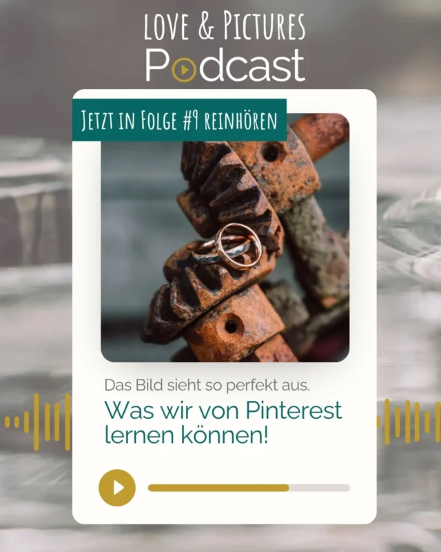 Pinterest kann so eine tolle Inspirationsquelle für viele Dinge im Lebeb sein.

Man sieht ein Bild und denkt sofort: Genau so möchte ich es auch haben.

Und natürlich dürft ihr mir solche Bilder zeigen als Inspiration. Ich liebe es sogar, wenn ihr mir erzählt, was euch daran gefällt.

Aber ein Pinterestbild zeigt immer nur den fertigen Moment und nicht wie es entstanden ist...Nicht das Licht, die Bedingungen, die Perspektive, die Vorbereitung, die vielen kleinen Veränderungen oder die zehn Bilder, die vielleicht entstanden sind bevor genau dieses eine Bild dabei war. 

Deshalb möchte ich euch in meiner neuen Podcastfolge ein bisschen die Angst nehmen, dass euer Shooting genauso aussehen MUSS wie eure Inspiration.

Denn manchmal entsteht das schönste Bild genau dann, wenn wir die Idee nehmen und daraus etwas ganz eigenes machen, das wirklich zu euch passt.

Darüber spreche ich in der neuen Folge von Love & Pictures. 💛

🎧 Kommentiere PINTEREST und ich sende dir direkt den Link zur Podcastfolge zu.
Jetzt reinhören und mir gerne erzählen, welches Bild euch schon einmal auf Pinterest inspiriert hat.

Sibylle von forever in love Fotografie 

#PinterestInspiration #FotografieChemnitz #LoveAndPictures